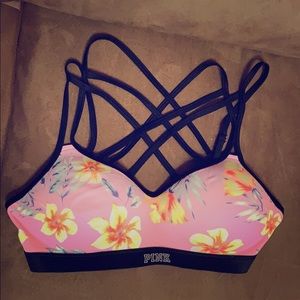 Victoria secret PINK caged sports bra